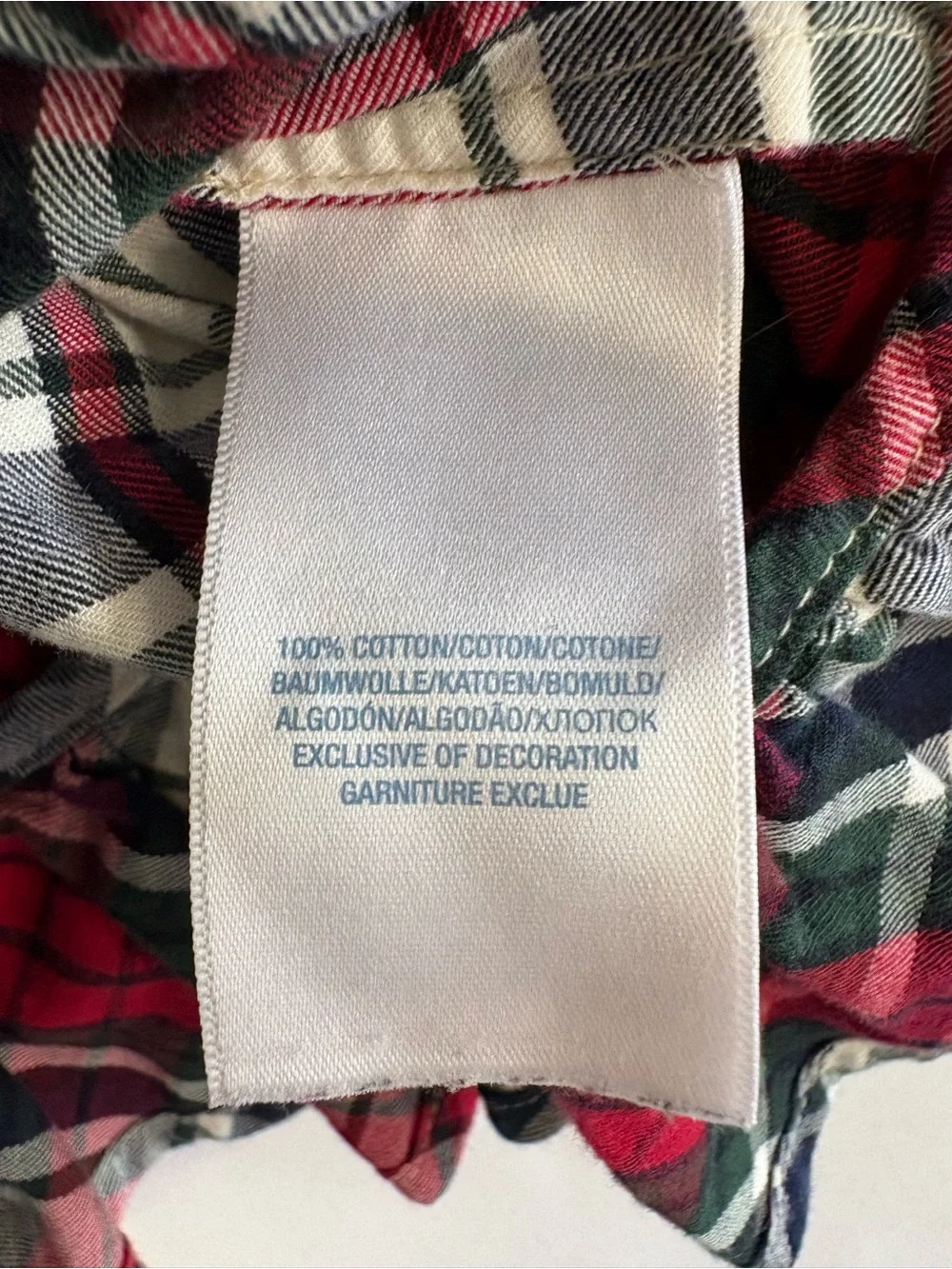 Vintage Ralph Lauren Holiday Plaid Baby Dress 9M